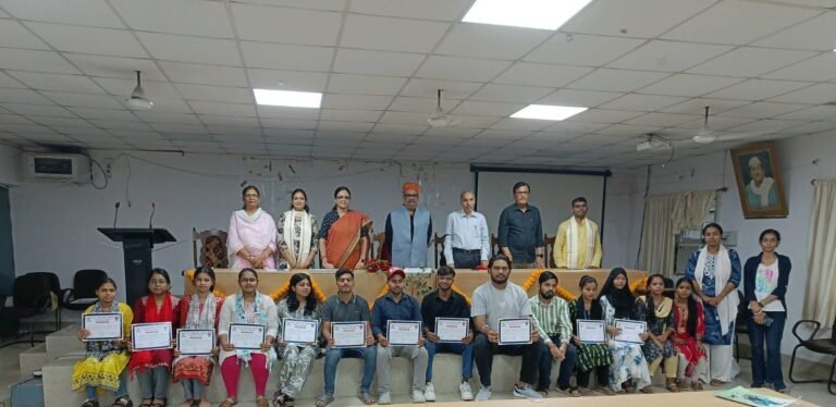 टी.पी.एस. कॉलेज में योगिक साइंस प्रमाणपत्र पाठ्यक्रम का समापन