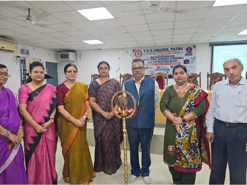 टी.पी.एस. कॉलेज में निवेश एवं उद्यमिता पर 40 घंटे के प्रमाण-पत्र पाठ्यक्रम का शुभारंभ