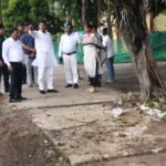 मंत्री ए के शर्मा ने जनेश्वर मिश्र पार्क से इंदिरा नगर, रहीम नगर और महानगर तक किया स्थलीय निरीक्षण
